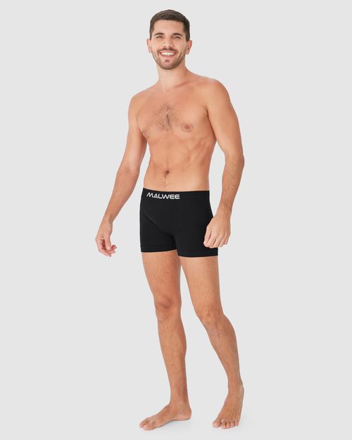 Cueca Masculina Boxer Cós Elástico Em Poliamida