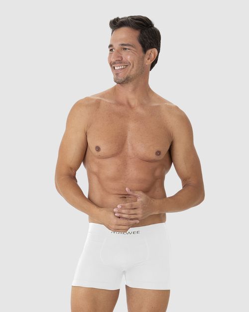 Cueca Masculina Boxer Cós Elástico Em Poliamida