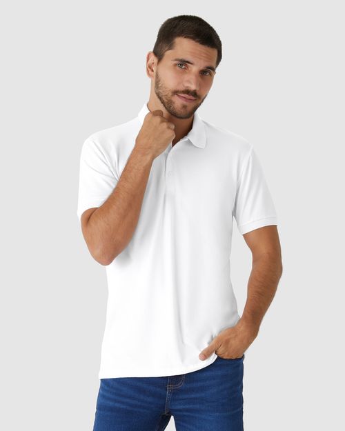 Camisa Polo Movimento Gola Esporte Em Malha Anti Odor