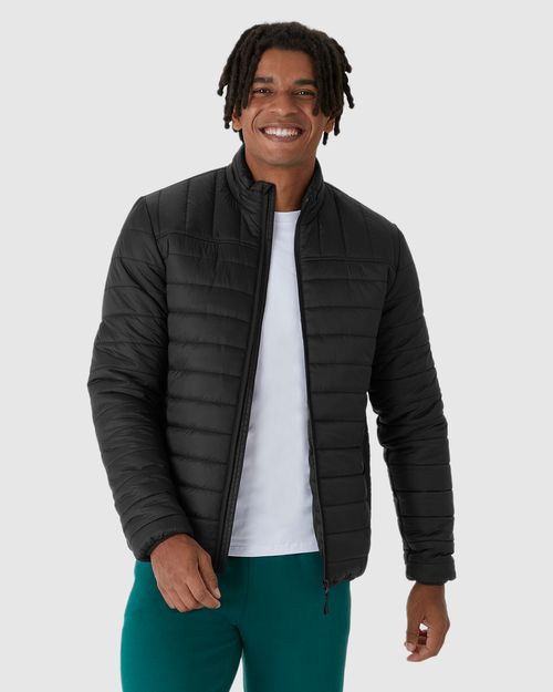 Jaqueta Básica Masculina Puffer Em Poliamida