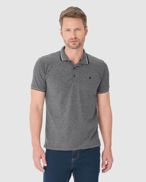 Camisa Polo Básica Masculina Em Piquet Premium