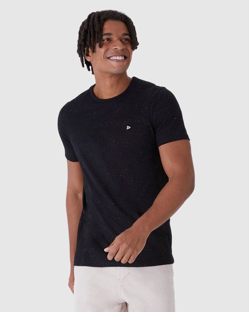 Camiseta Básica Masculina Slim Em Malha Botonê