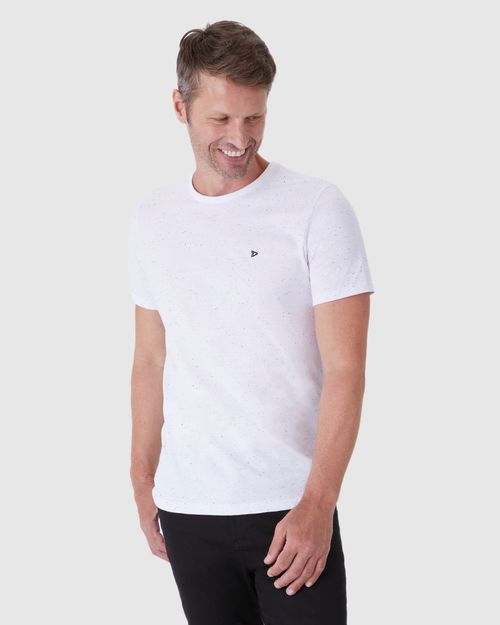 Camiseta Básica Masculina Slim Em Malha Botonê