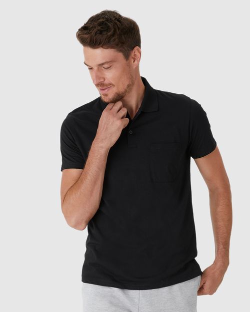 Camisa Polo Básica Masculina Gola Esporte Em Algodão