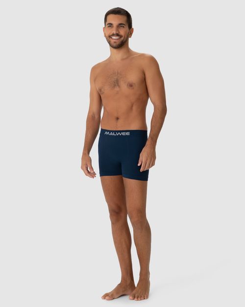 Cueca Masculina Boxer Cós Elástico Em Poliamida
