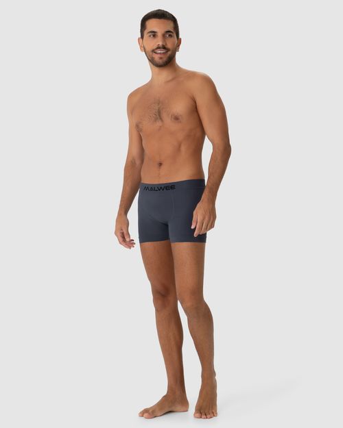 Cueca Masculina Boxer Cós Elástico Em Poliamida