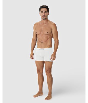 Cueca Masculina Boxer Cós Elástico Em Poliamida