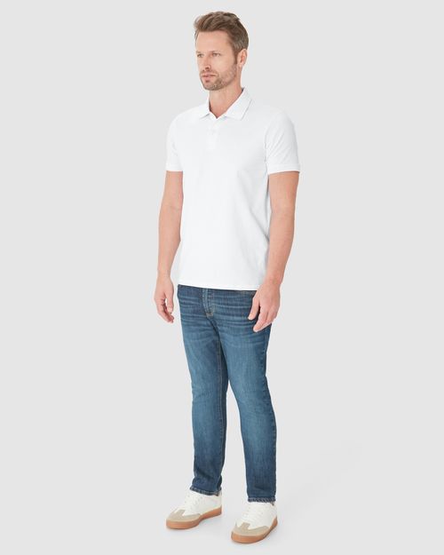 Camisa Polo Básica Masculina Regular Em Algodão