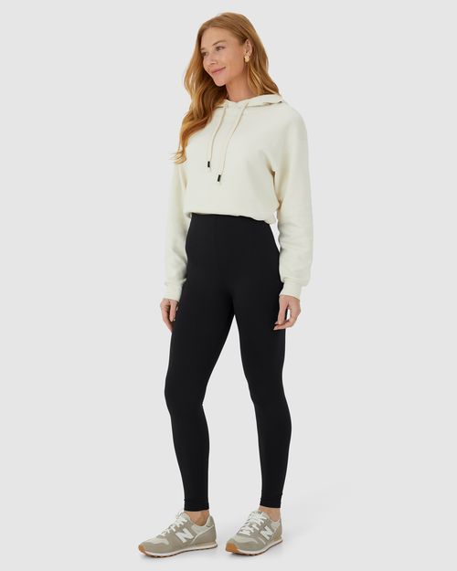Calça Legging Básica Feminina Em Malha Térmica