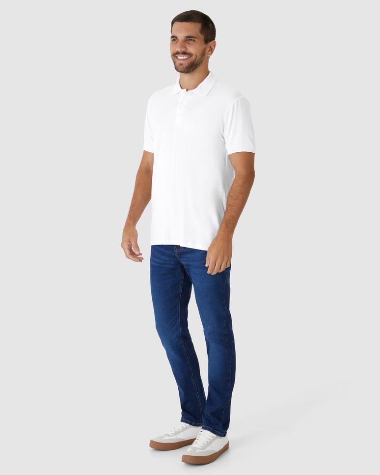 Camisa Polo Movimento Gola Esporte Em Malha Anti Odor