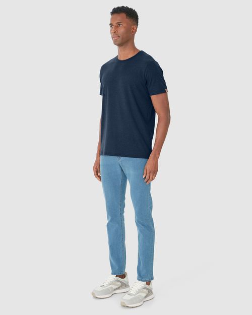 Camiseta Movimento Masculina Decote Redondo Em Malha Anti Odor