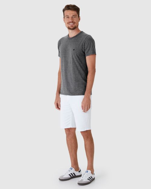 Camiseta Básica Masculina Slim Em Algodão