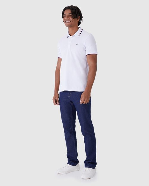 Camisa Polo Básica Masculina Em Piquet Premium