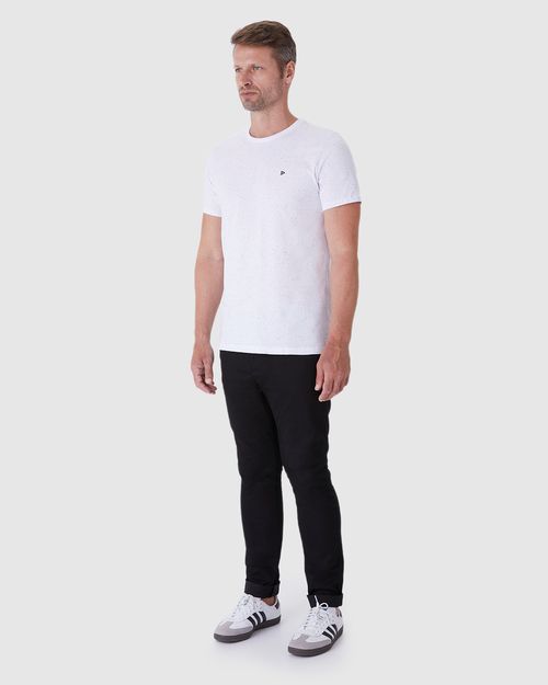 Camiseta Básica Masculina Slim Em Malha Botonê