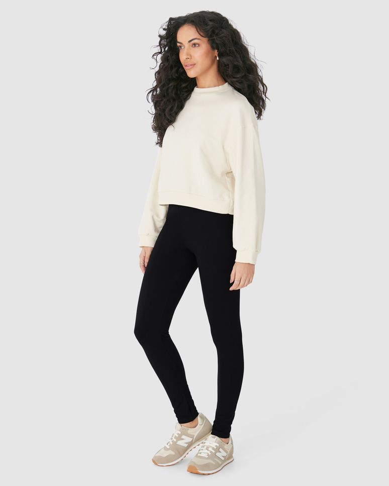 Calça Legging Básica Feminina Em Algodão