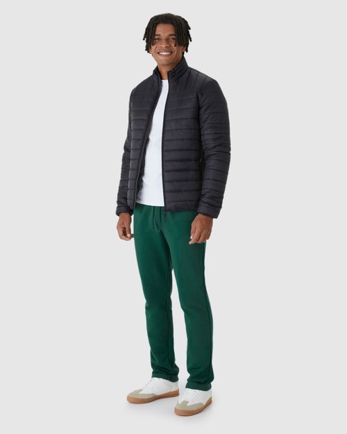 Calça Básica Masculina Bolso Faca Em Moletom Flanelado