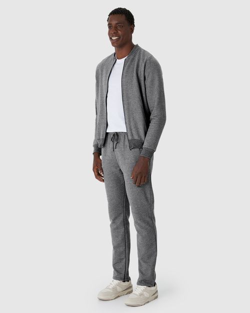 Calça Básica Masculina Bolso Faca Em Moletom Flanelado