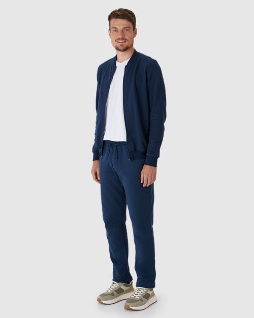 Calça Básica Masculina Bolso Faca Em Moletom Flanelado