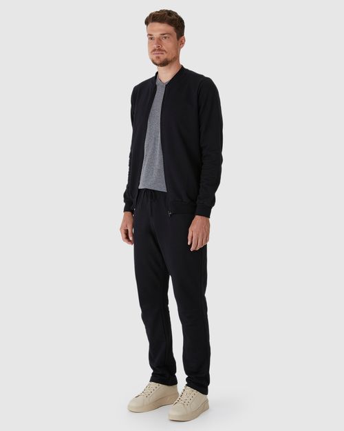 Calça Básica Masculina Bolso Faca Em Moletom Flanelado