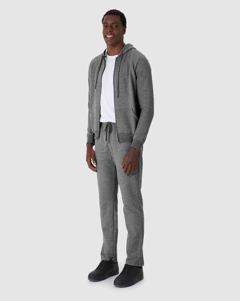 Calça Básica Masculina Em Moletom Sem Flanela