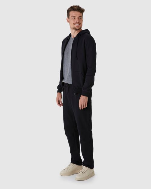 Calça Básica Masculina Em Moletom Sem Flanela