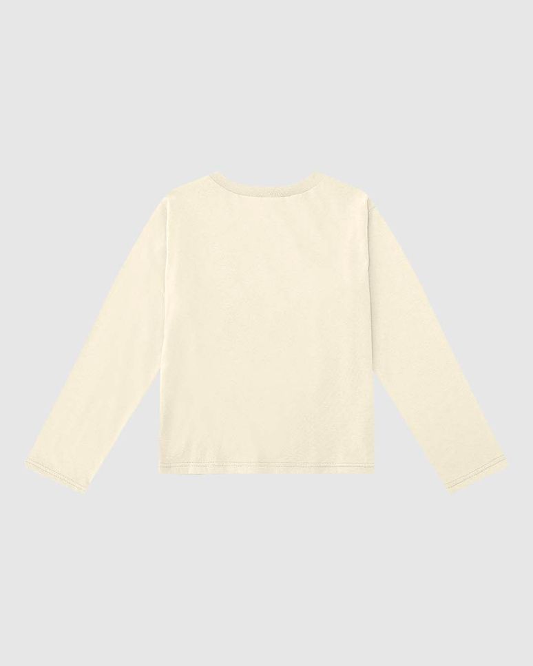 Blusa Infantil Menina Manga Longa Stay Cool Stitch Disney Malwee Kids