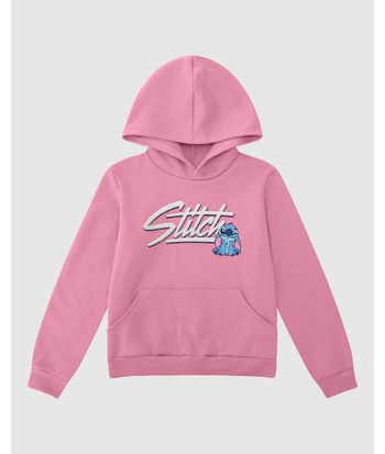 Blusão Infantil Menina Stitch Disney Em Moletom Flanelado Malwee Kids