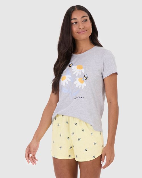 Pijama Feminino Let It Bee Em Algodão