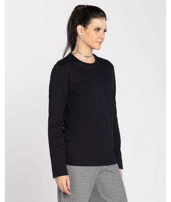 Camiseta Feminina Manga Longa Tecnológica Malha UV - BASICAMENTE