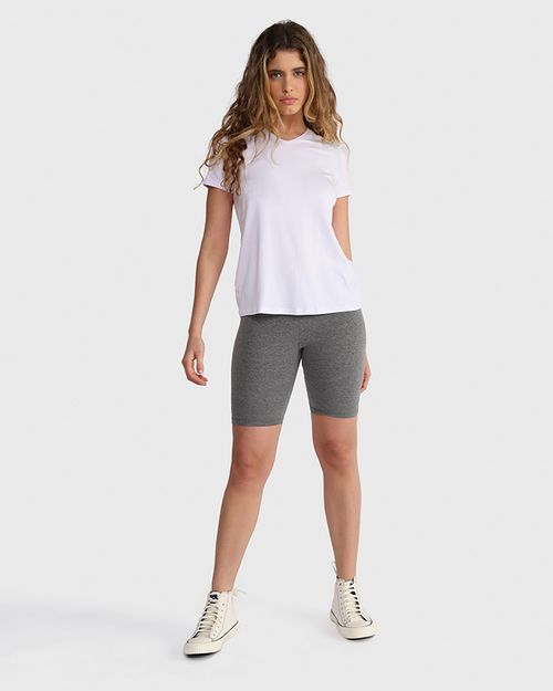 Camiseta Feminina Gola V Tecnológica Impermeável - BASICAMENTE