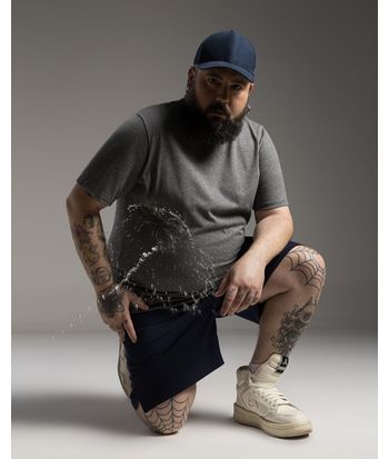 Camiseta Masculina Plus Size Gola V Tecnológica Impermeável - BASICAMENTE