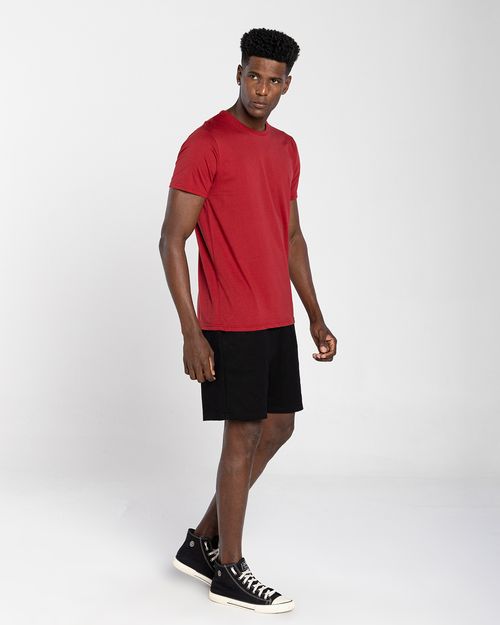 Camiseta Masculina Gola Redonda Tecnológica Anti Odor Em Algodão - BASICAMENTE