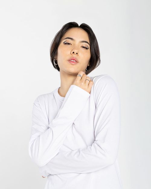 Camiseta Feminina Manga Longa Tecnológica Malha UV - BASICAMENTE