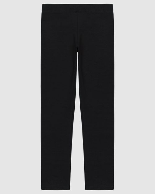 Calça Legging Infantil Cós Elástico Em Algodão Malwee Kids