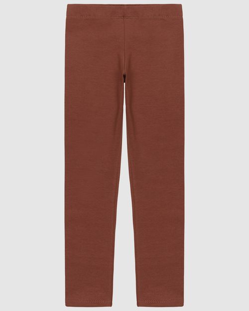Calça Legging Infantil Cós Elástico Em Algodão Malwee Kids