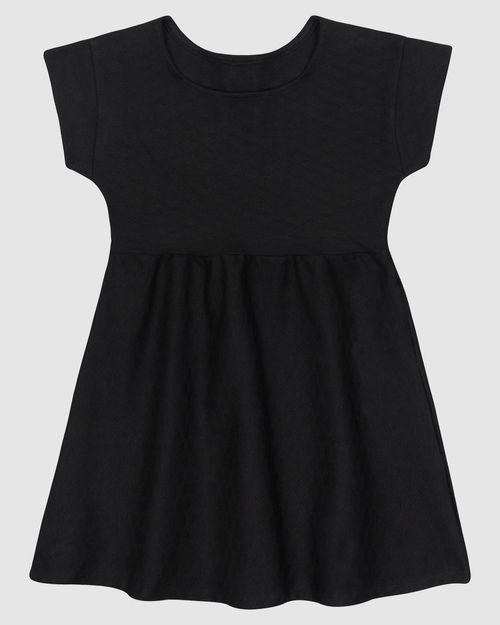 Vestido Infantil Evasê Em Malha Tweed E Jacquard Malwee Kids