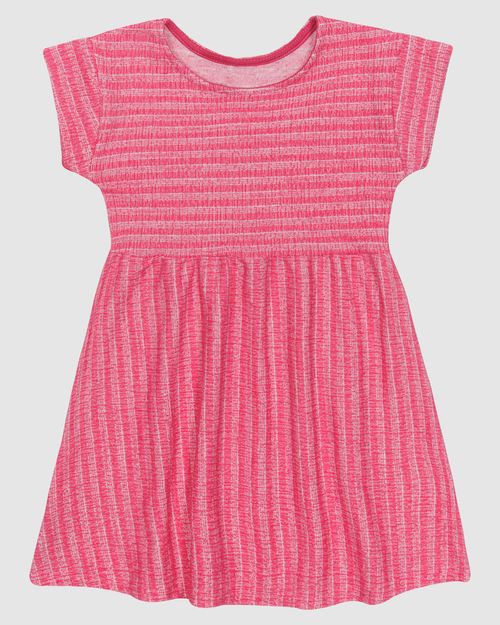 Vestido Infantil Evasê Em Malha Tweed E Jacquard Malwee Kids