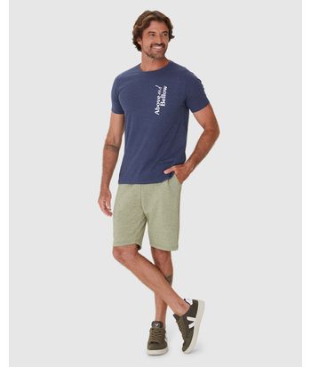 Bermuda Masculina Comfort Cadarço Frontal Em Moletom