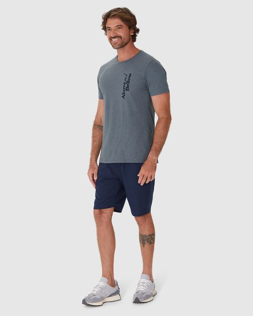 Camiseta Masculina Estampa Frontal Em Malha Algodão