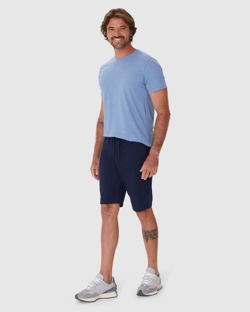 Bermuda Masculina Comfort Cadarço Frontal Em Moletom