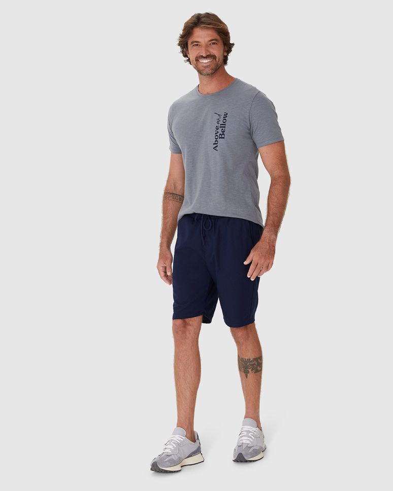 Bermuda Masculina Bolso Faca Em Algodão