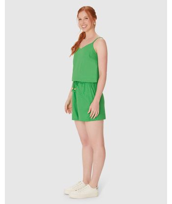 Shorts Clochard Feminino Cordão Frontal Em Viscolinho