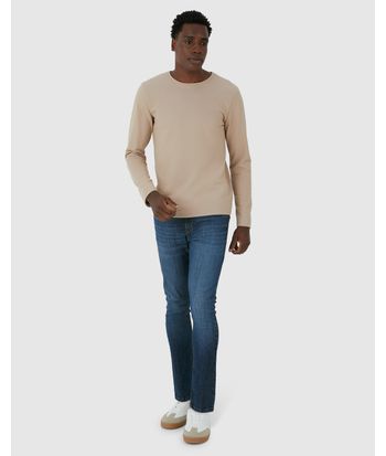 Calça Masculina Skinny Bolso Funcional Em Flex Jeans