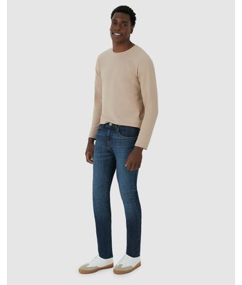 Calça Masculina Skinny Bolso Funcional Em Flex Jeans
