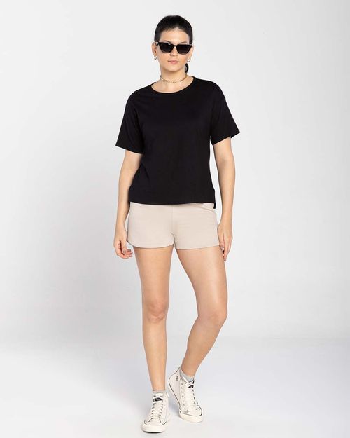 Camiseta Feminina Box Tecnológica Anti Odor Em Algodão - BASICAMENTE