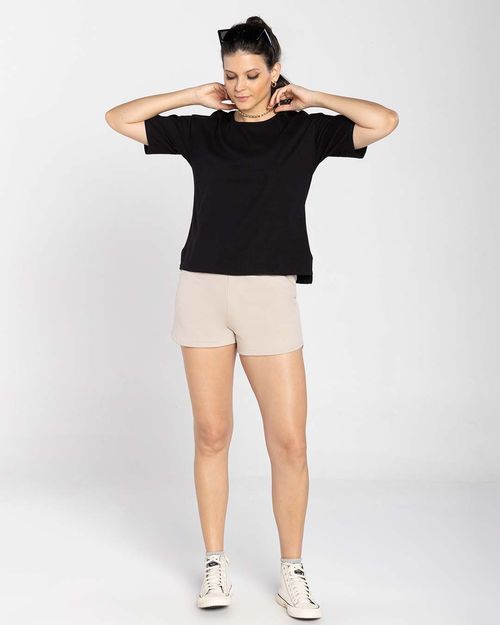 Camiseta Feminina Box Tecnológica Anti Odor Em Algodão - BASICAMENTE
