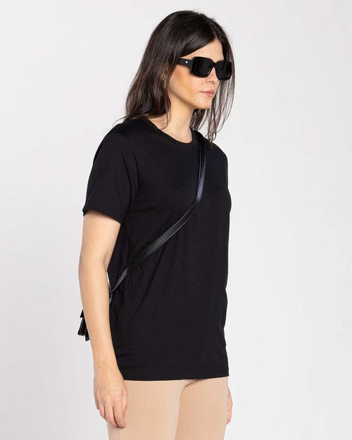 Camiseta Feminina Gola Redonda Tecnológica Impermeável - BASICAMENTE