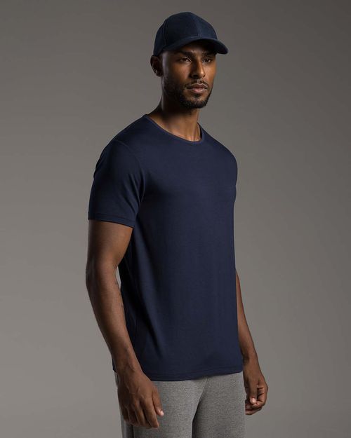 Camiseta Masculina Gola Redonda Tecnológica Modal - BASICAMENTE