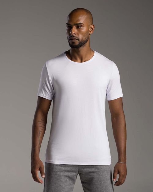Camiseta Masculina Gola Redonda Tecnológica Modal - BASICAMENTE