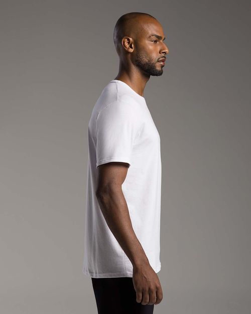 Camiseta Masculina Gola Redonda Tecnológica Anti Odor Em Algodão - BASICAMENTE
